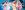 RRH Full cast image. Credit Ant Robling Copy A group of people standing on stage in brightly coloured costumes against a blue forest background. They are smiling and posing for the camera