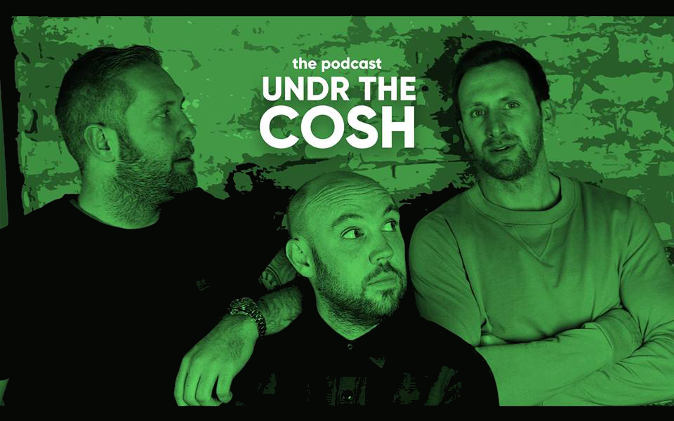 Undr The Cosh Undr The Cosh, the three presenters in a green hue